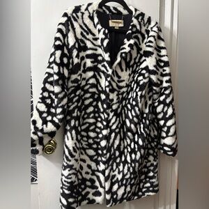 Michael Kors Zebra Faux Fur Jacket